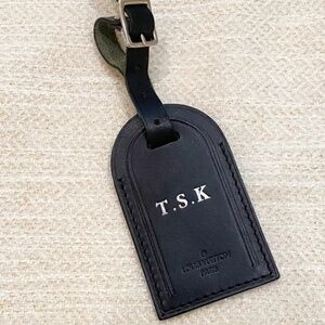 Authentic Louis Vuitton luggage tag